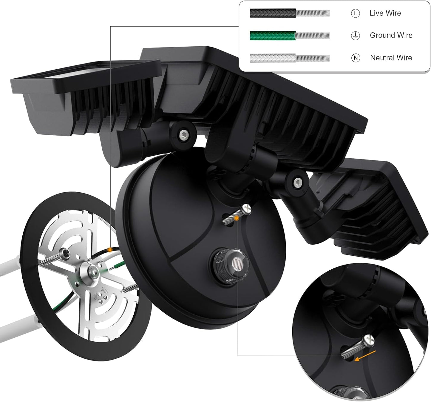 Intomoda Dusk to Dawn Security Light